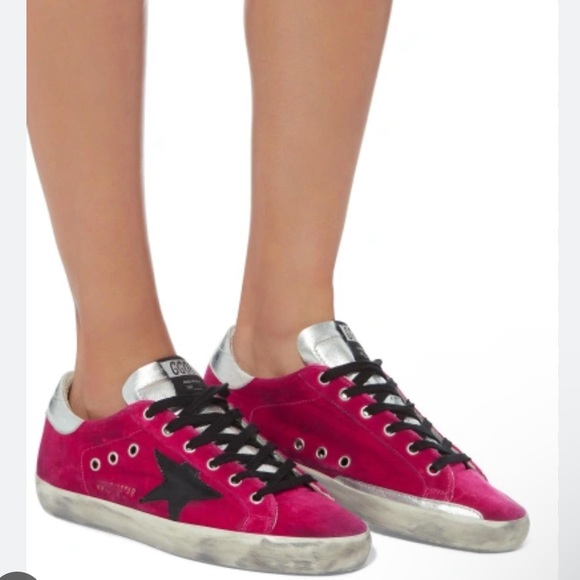Golden Goose Velvet Superstar Trainers - Picture 6 of 7
